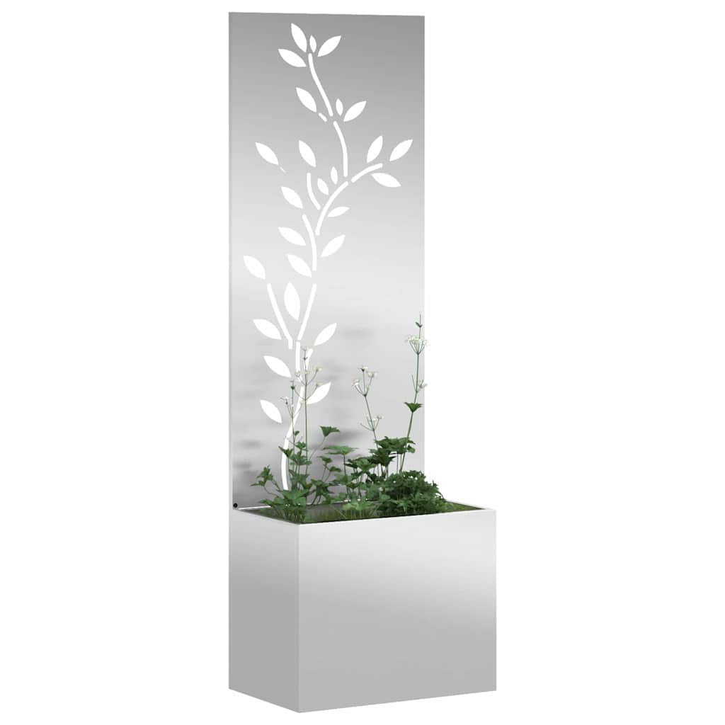 Toile brise-vue de jardin Floral Argent 50 x 32 x 150 cm