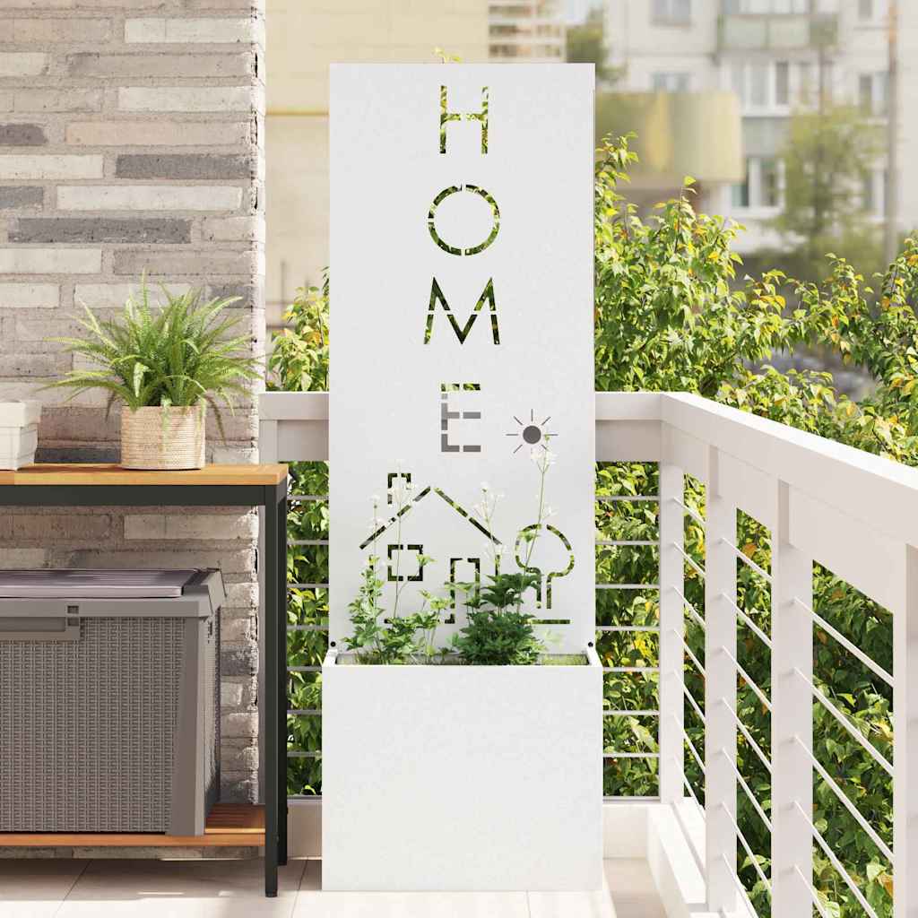 Garden Privacy Screen White 50 x 140 cm