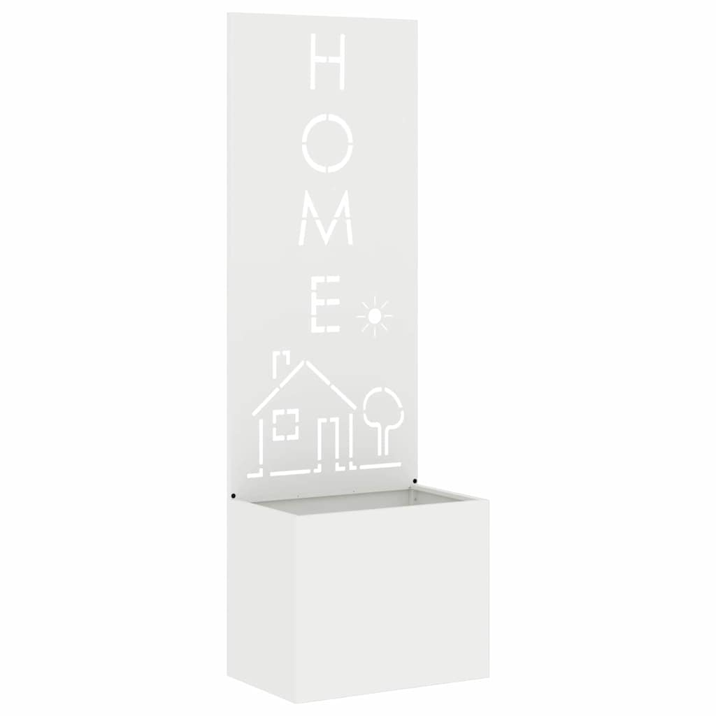 Garden Privacy Screen White 50 x 140 cm
