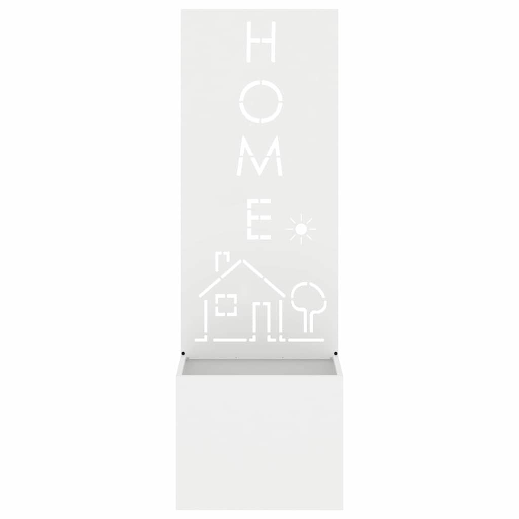 Garden Privacy Screen White 50 x 140 cm