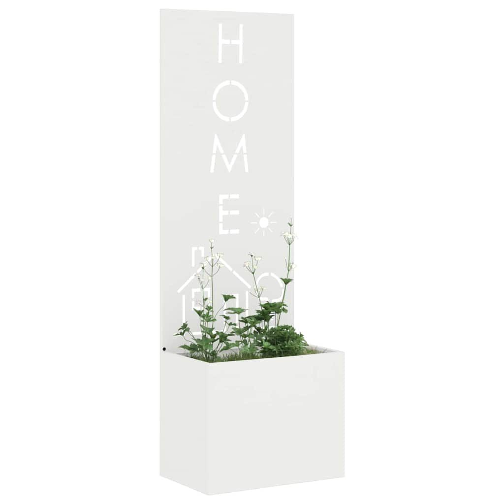 Garden Privacy Screen White 50 x 140 cm
