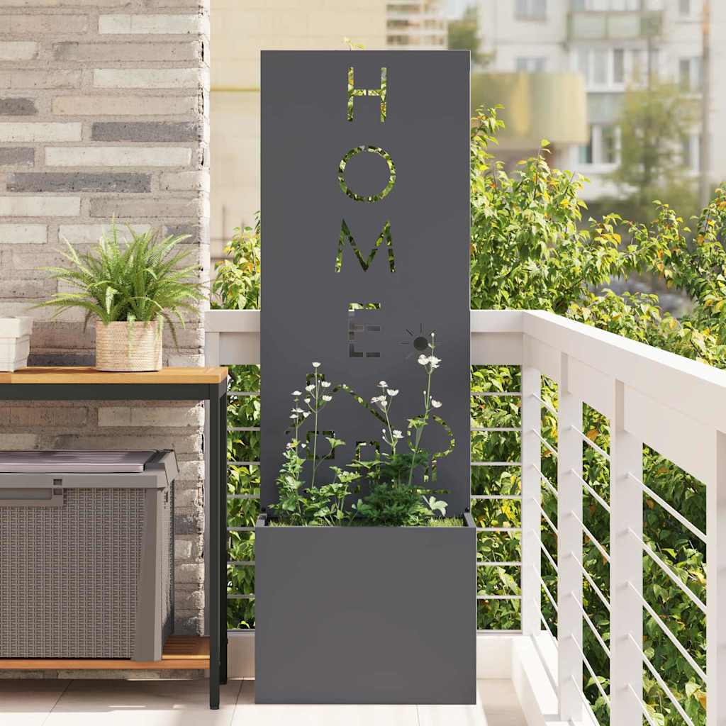 Brise-vue de jardin anthracite 50 x 140 cm