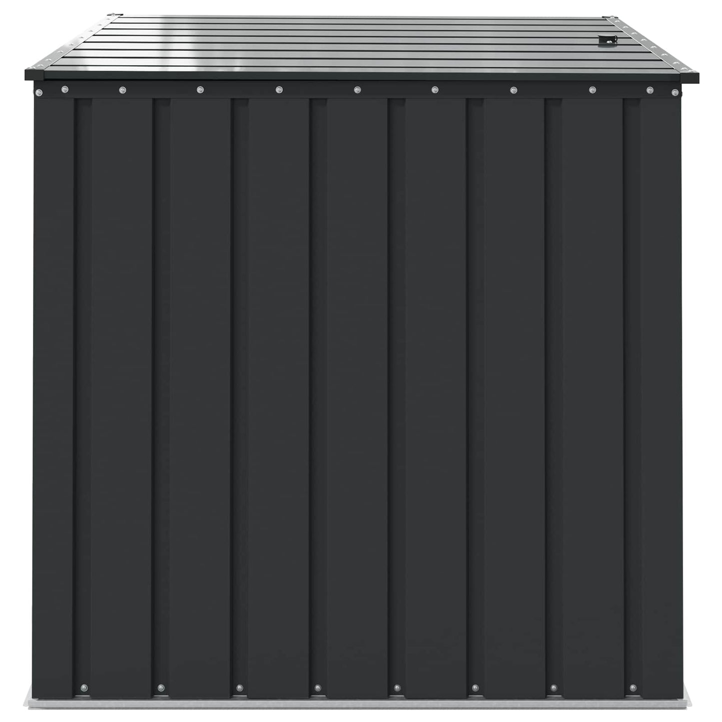 Gartenlagerbox Schwarz 101,5 x 107 x 100 cm Stahl