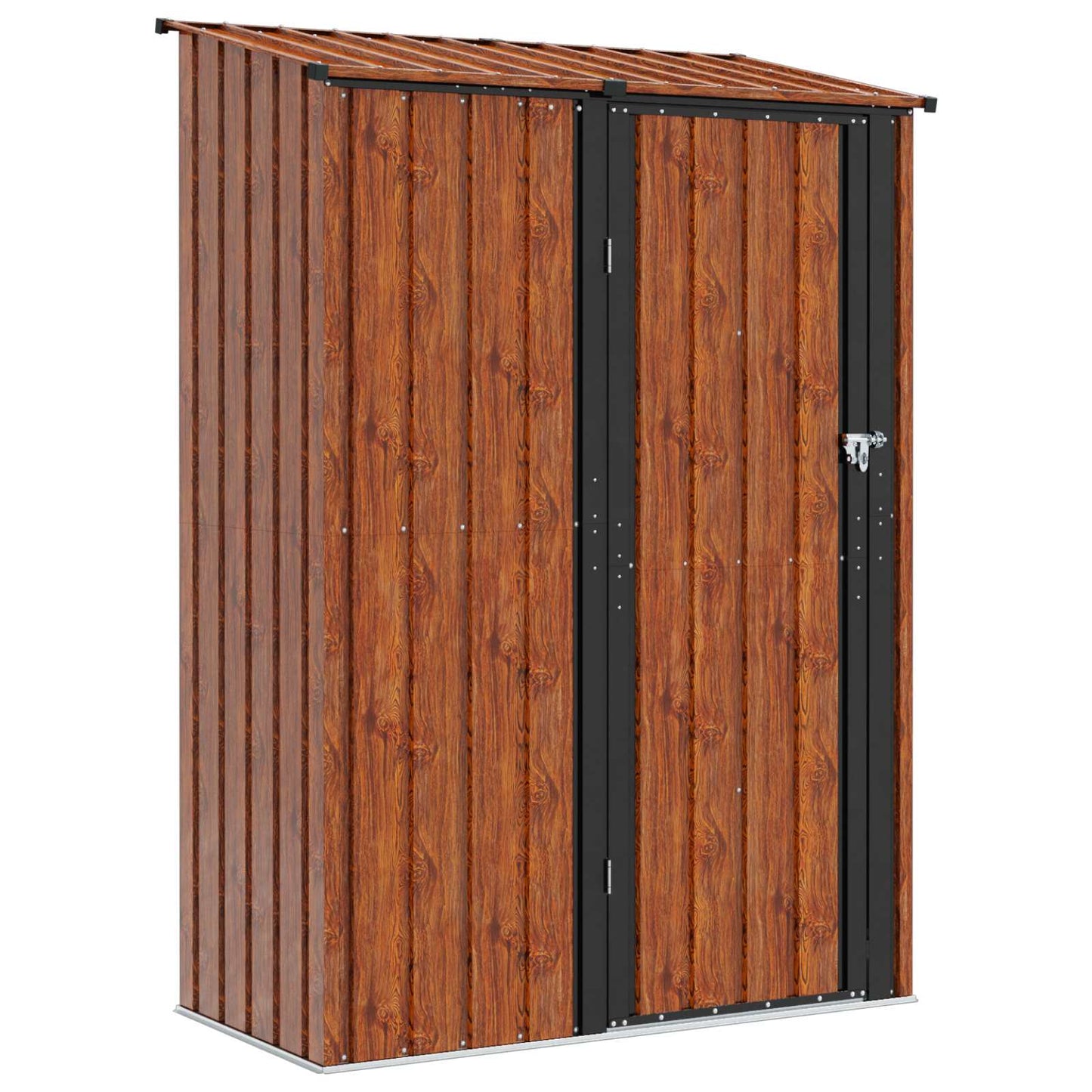 Gartenhütten Braun 140,5 x 74 x 200 cm Metall