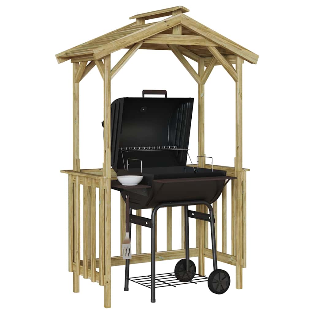 Grillhütte Imprägniertes Kiefernholz