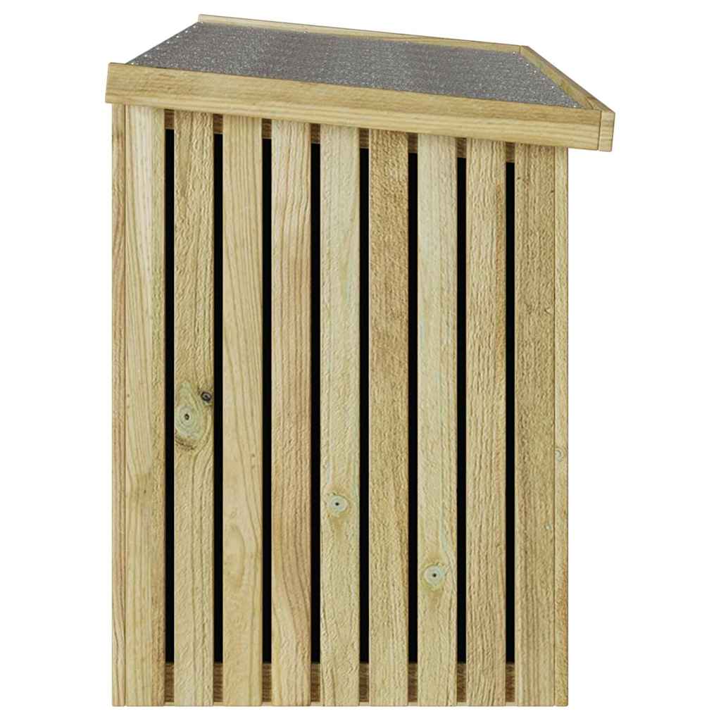 Gartenlagerbox Natur 119 x 44 x 58 cm Imprägniertes Kiefernholz