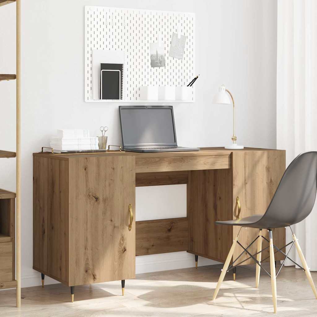 Schreibtisch Artisan-Eiche 140 x 50 x 75 cm Holzwerkstoff