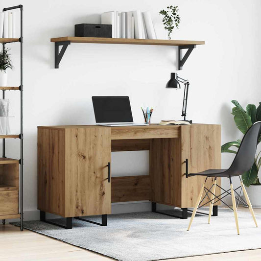 Schreibtisch Artisan-Eiche 140 x 50 x 75 cm Holzwerkstoff