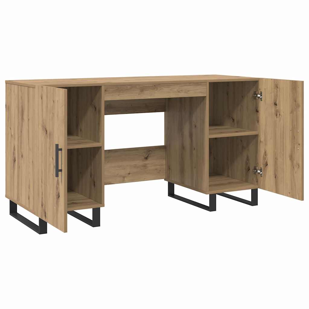 Schreibtisch Artisan-Eiche 140 x 50 x 75 cm Holzwerkstoff