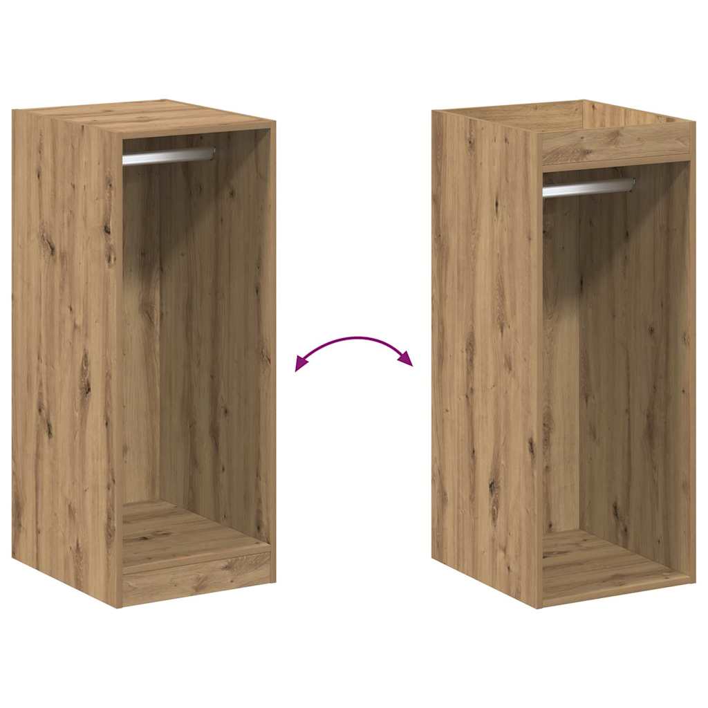 Kleiderschrank mit Regal Artisan-Eiche 41 x 48 x 102 cm