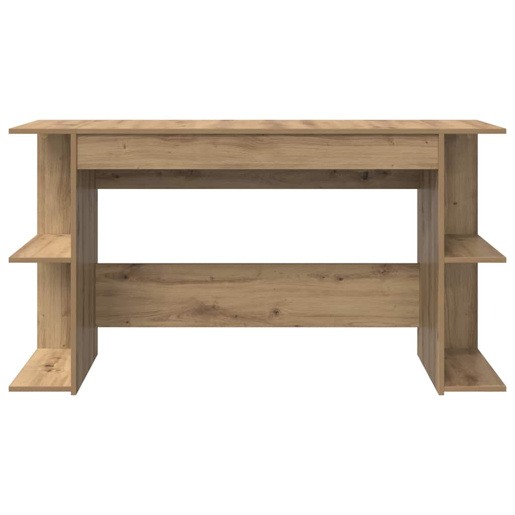 Bureau chêne Artisan 140 x 50 x 75 cm en bois d'ingénierie