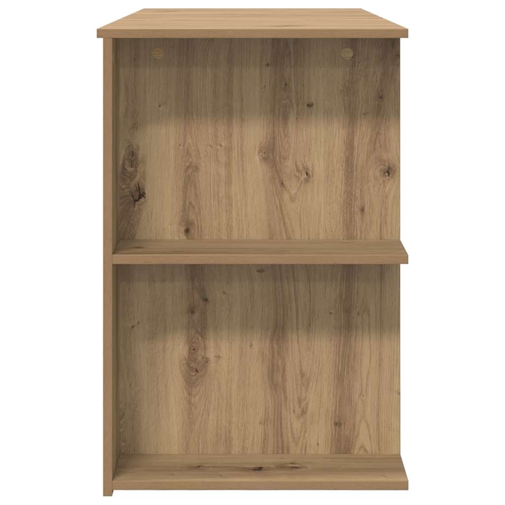 Bureau chêne Artisan 140 x 50 x 75 cm en bois d'ingénierie