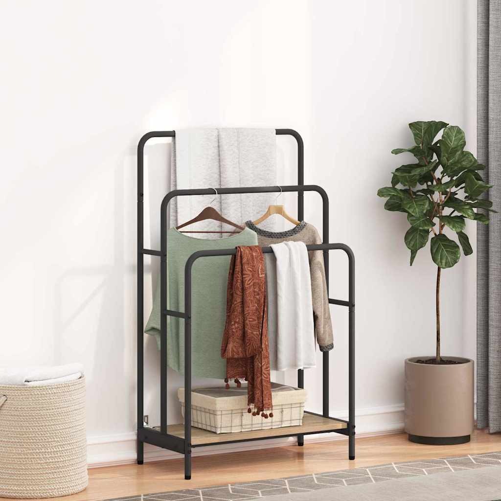 Clothes rack Sonoma Oak 60 x 30 x 100.5 cm wood-based material