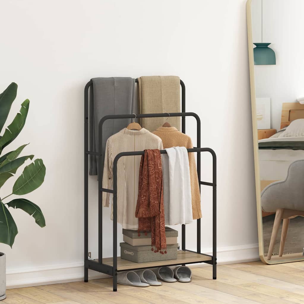 Clothes rack Sonoma Oak 60 x 30 x 100.5 cm wood-based material