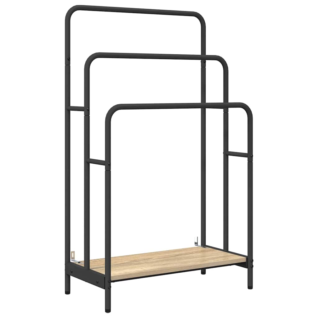 Clothes rack Sonoma Oak 60 x 30 x 100.5 cm wood-based material