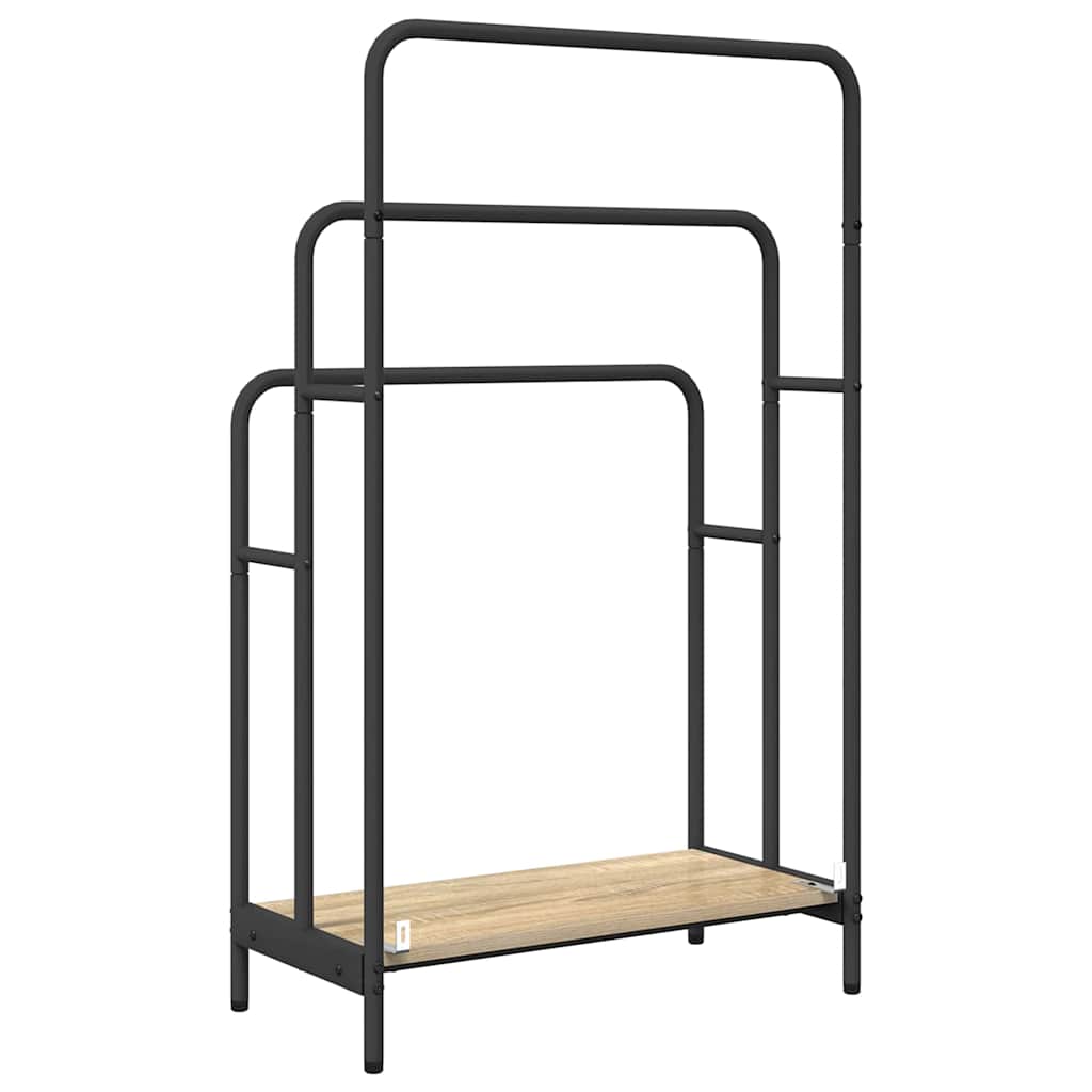 Clothes rack Sonoma Oak 60 x 30 x 100.5 cm wood-based material