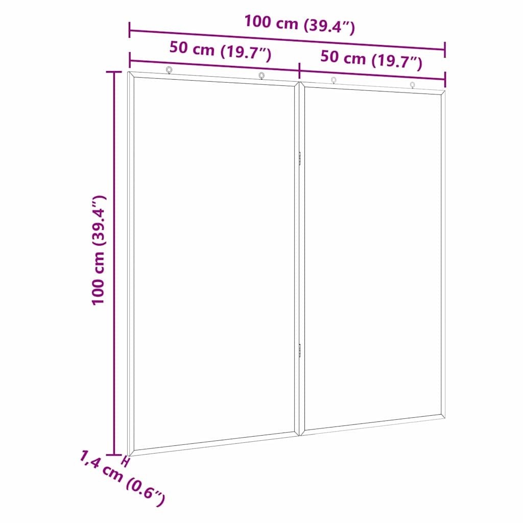 Info-Tafel Schwarz 80 x 80 x 1,4 cm Massivholz Kiefer