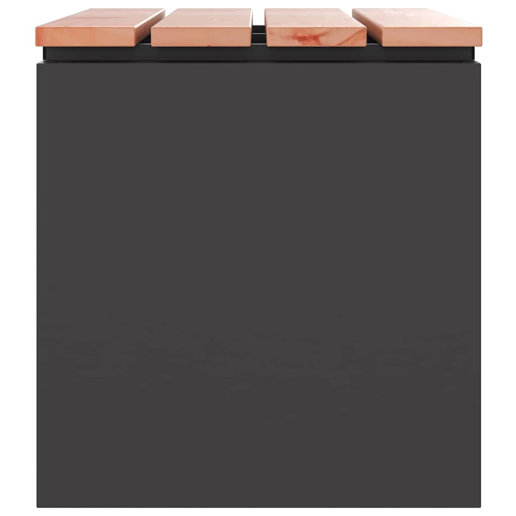 Gartenbank Schwarz 60 x 40 x 43 cm