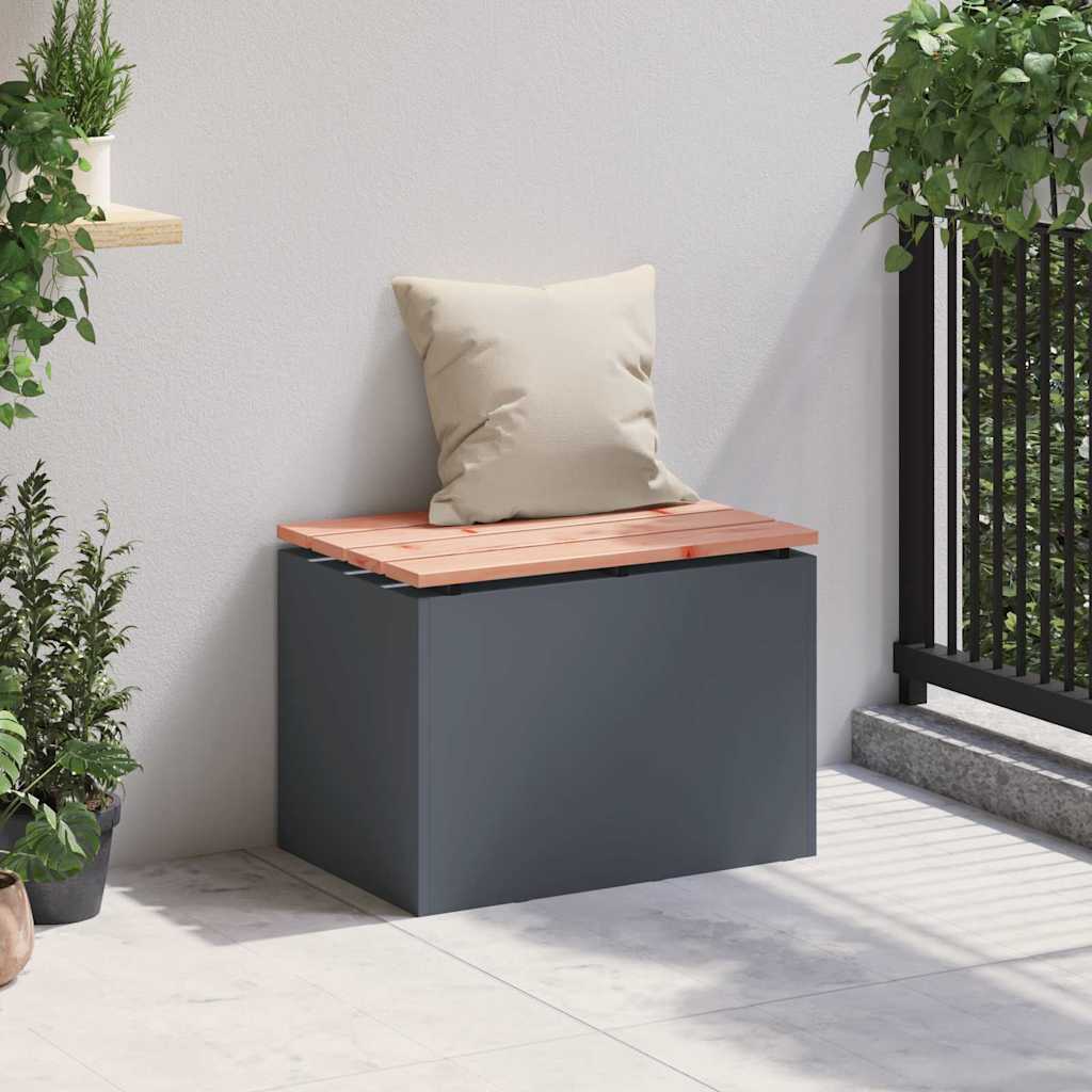 Gartenbank Anthrazit 60 x 40 x 43 cm