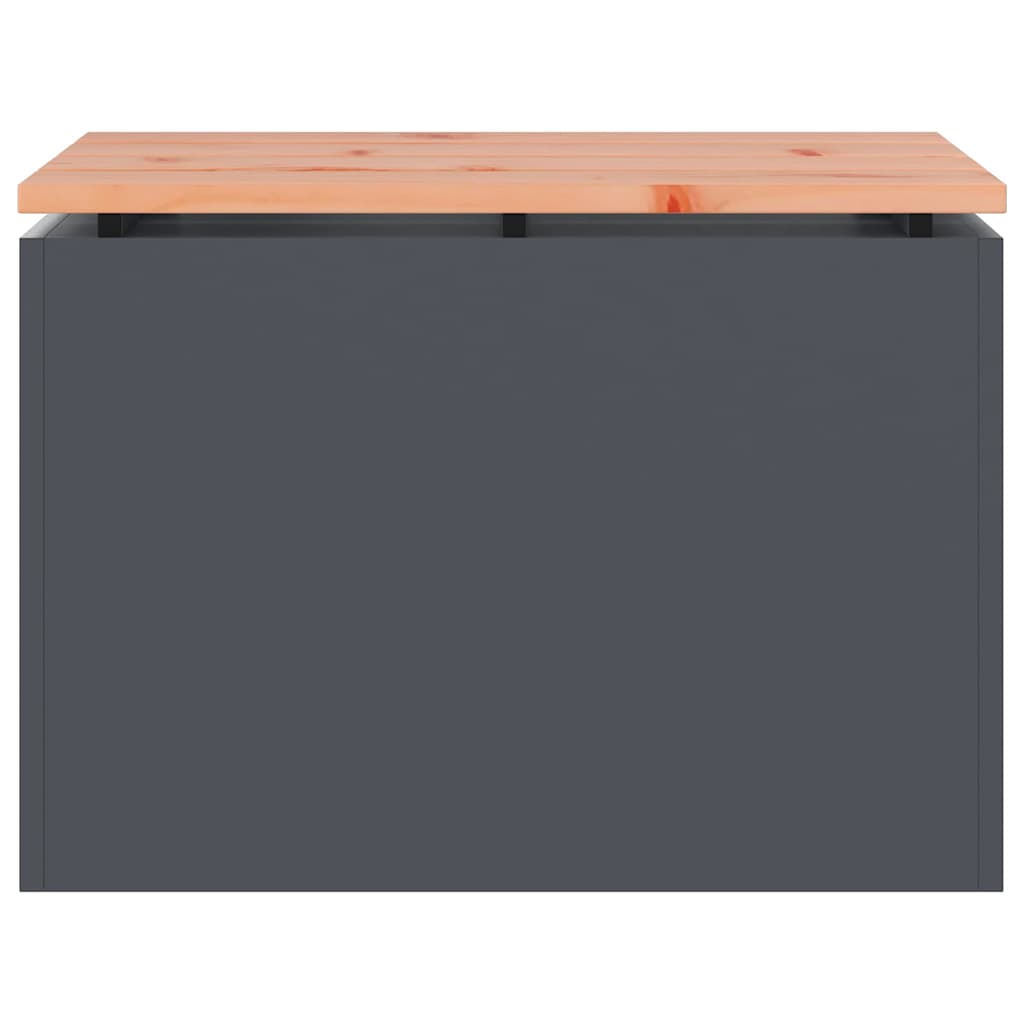 Gartenbank Anthrazit 60 x 40 x 43 cm