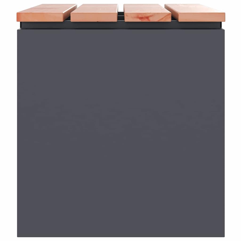 Gartenbank Anthrazit 60 x 40 x 43 cm