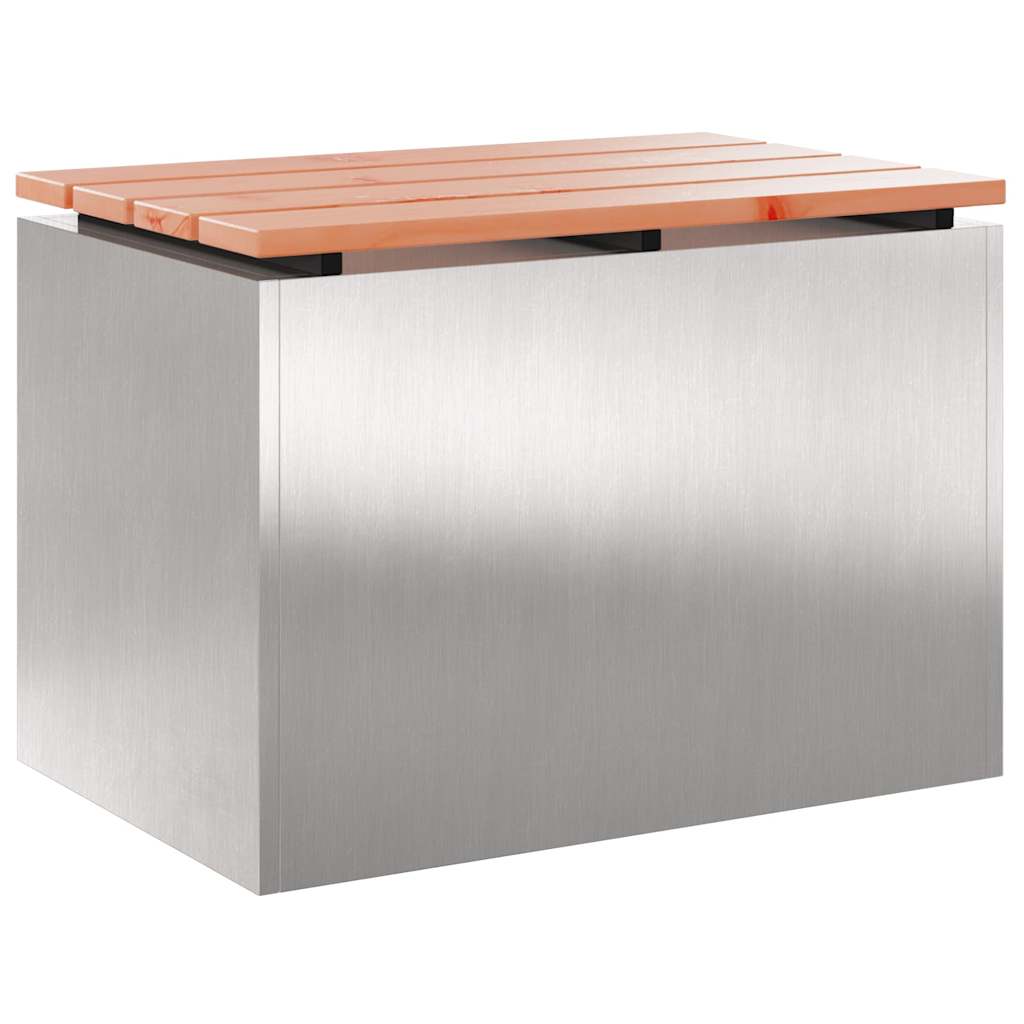 Gartenbank Edelstahl 60 x 40 x 43 cm