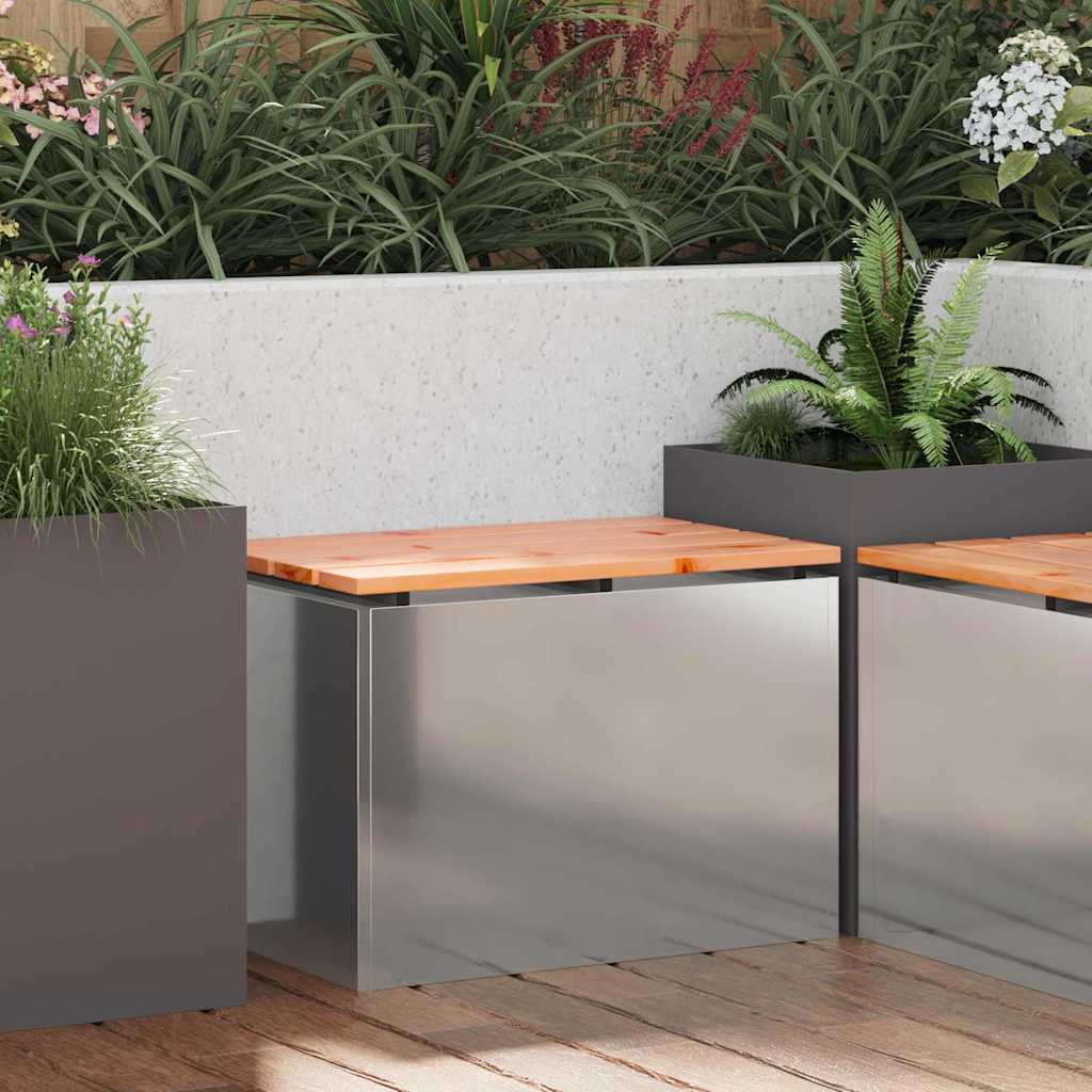 Gartenbank Verzinkter Stahl 60 x 40 x 43 cm
