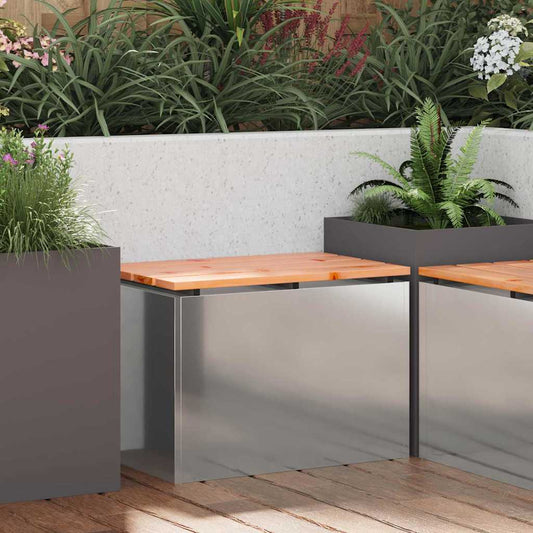 Gartenbank Verzinkter Stahl 60 x 40 x 43 cm