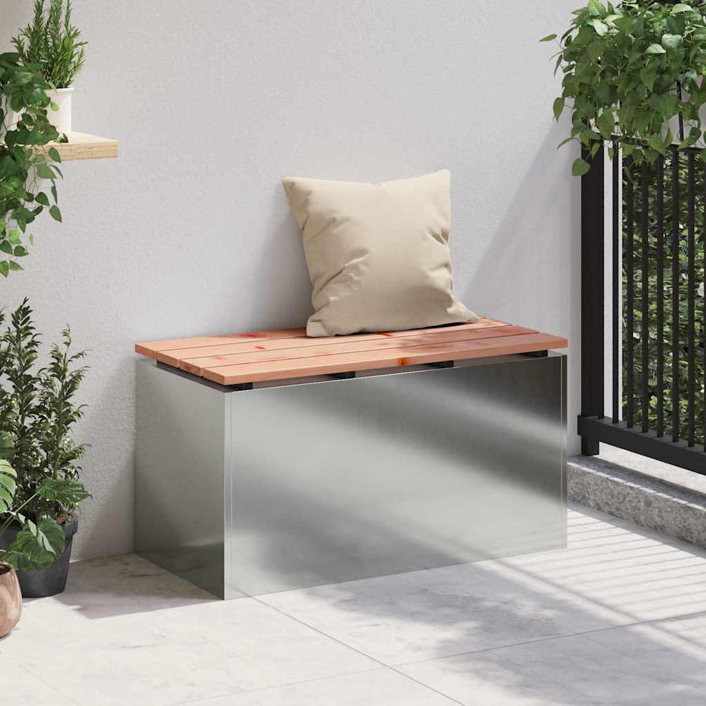 Gartenbank Verzinkter Stahl 80 x 40 x 43 cm
