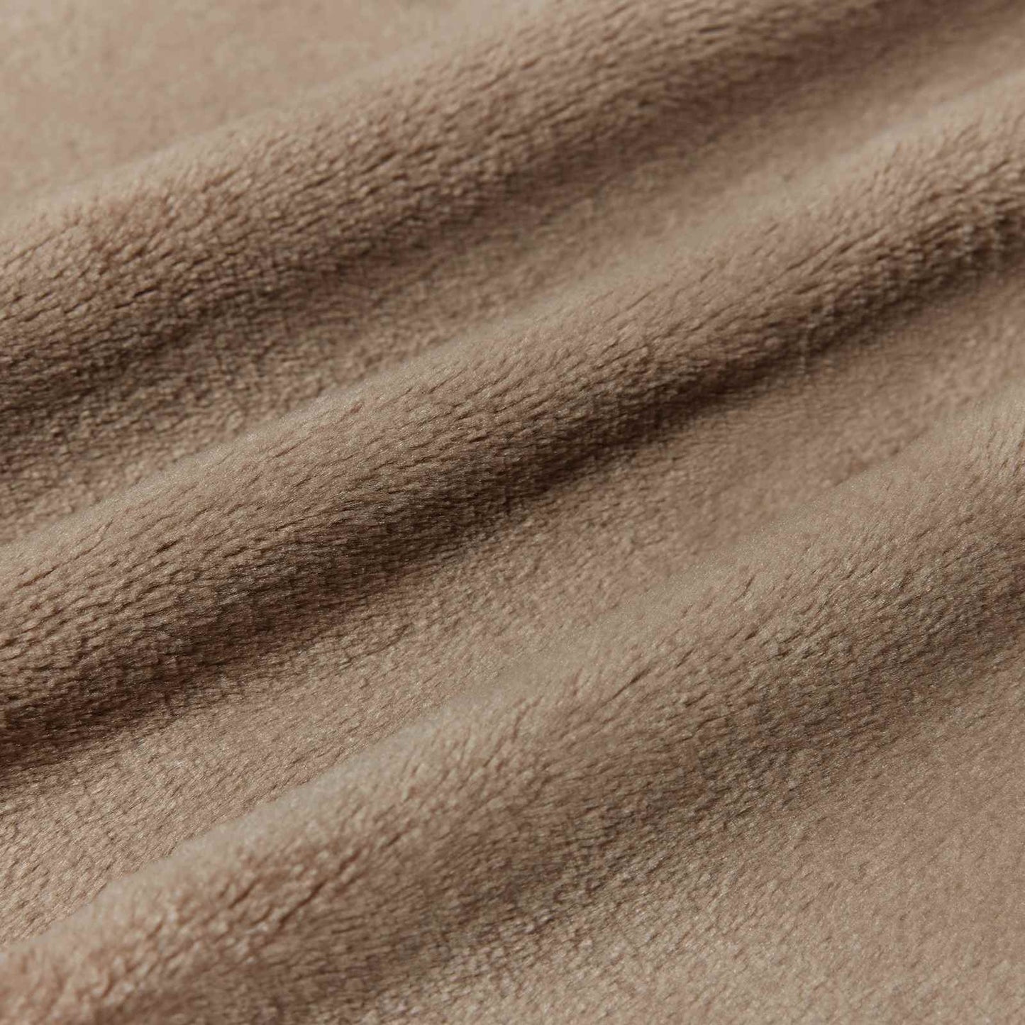 Throw Blanket Camel 220 x 240 cm Fleece