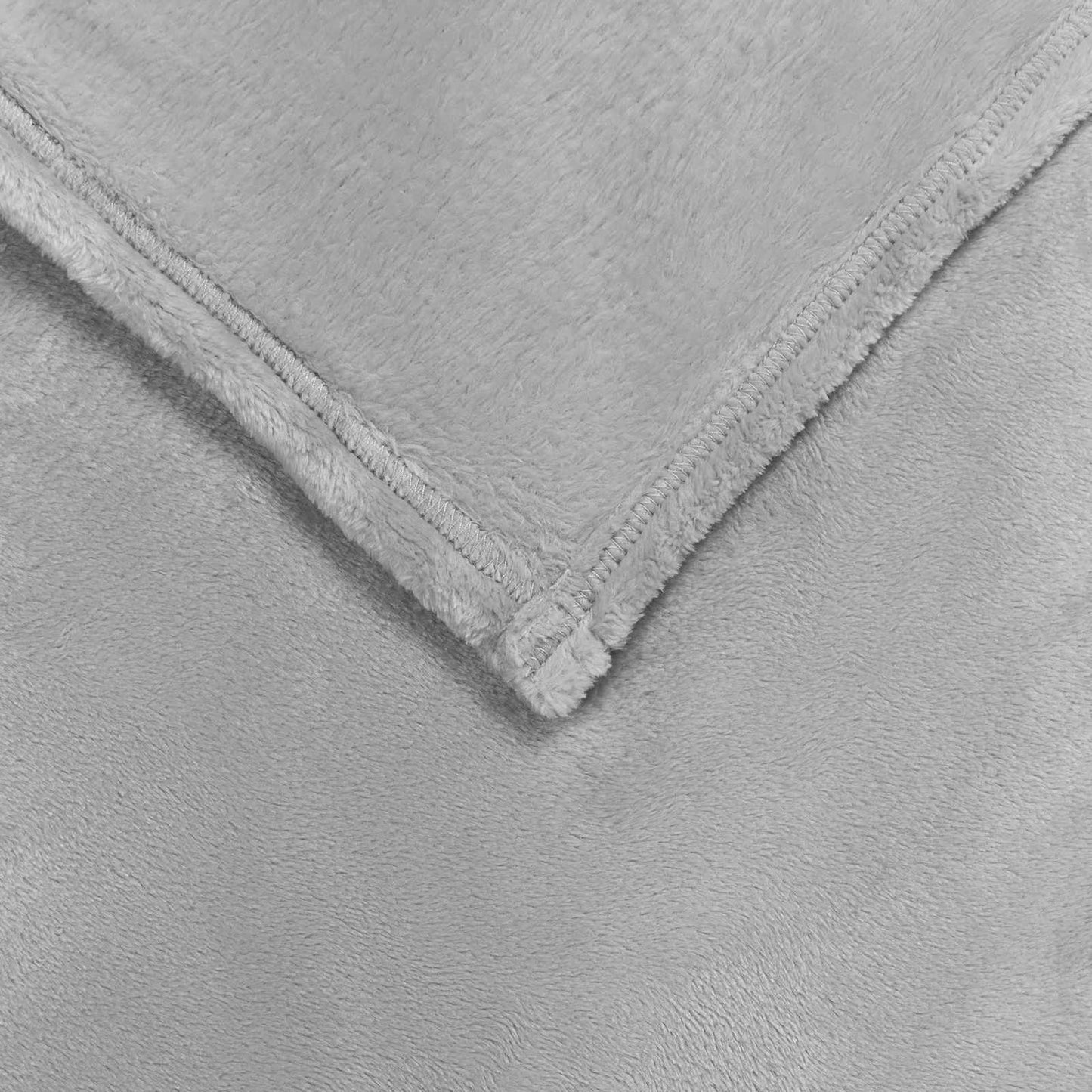 Wohndecken 6 pcs Grau 130 x 150 cm Fleece