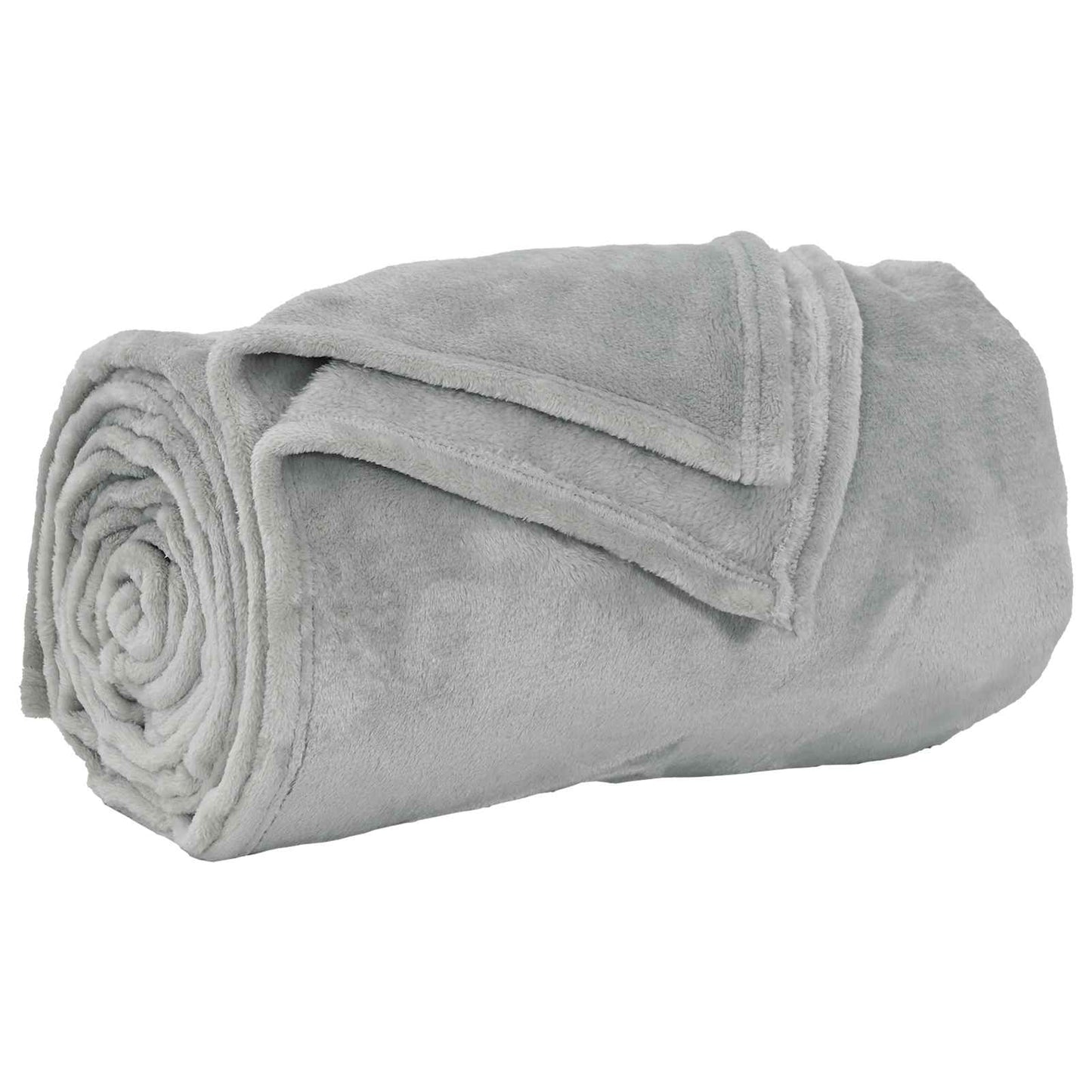 Wohndecken 6 pcs Grau 130 x 150 cm Fleece
