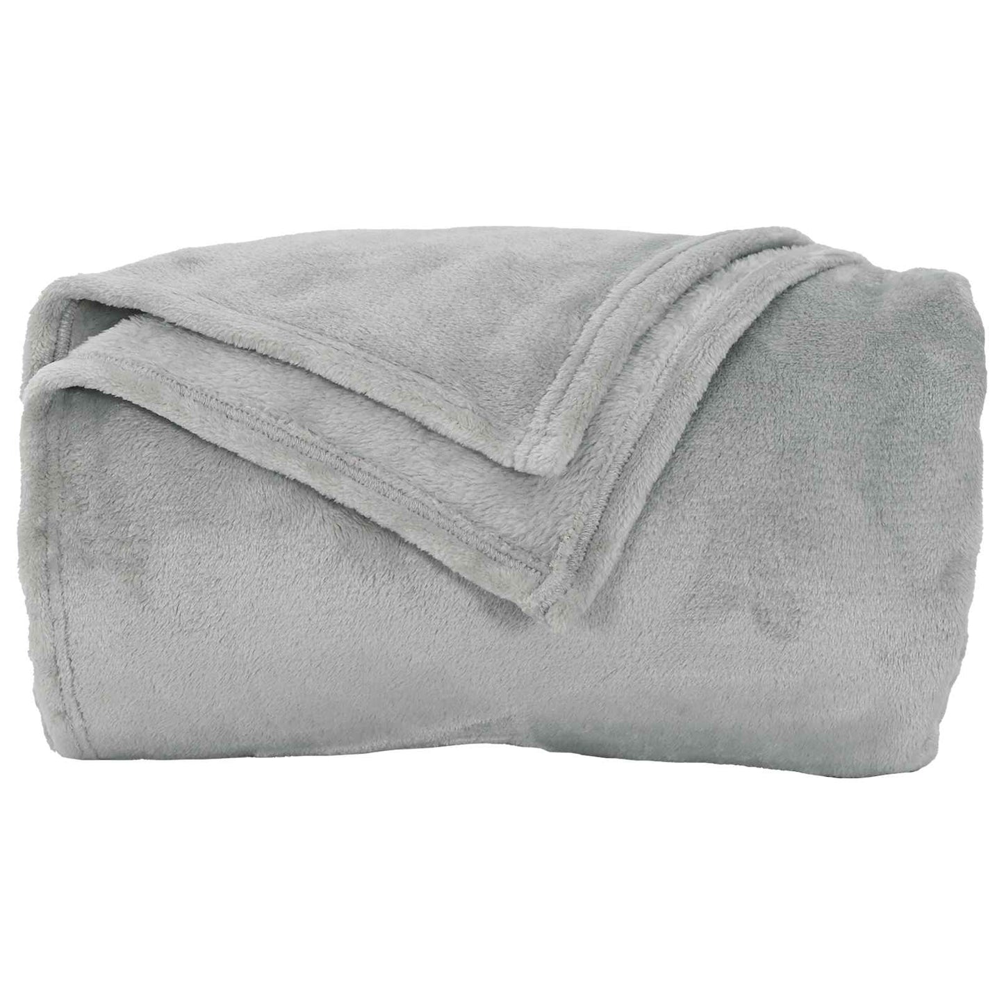 Wohndecken 6 pcs Grau 130 x 150 cm Fleece