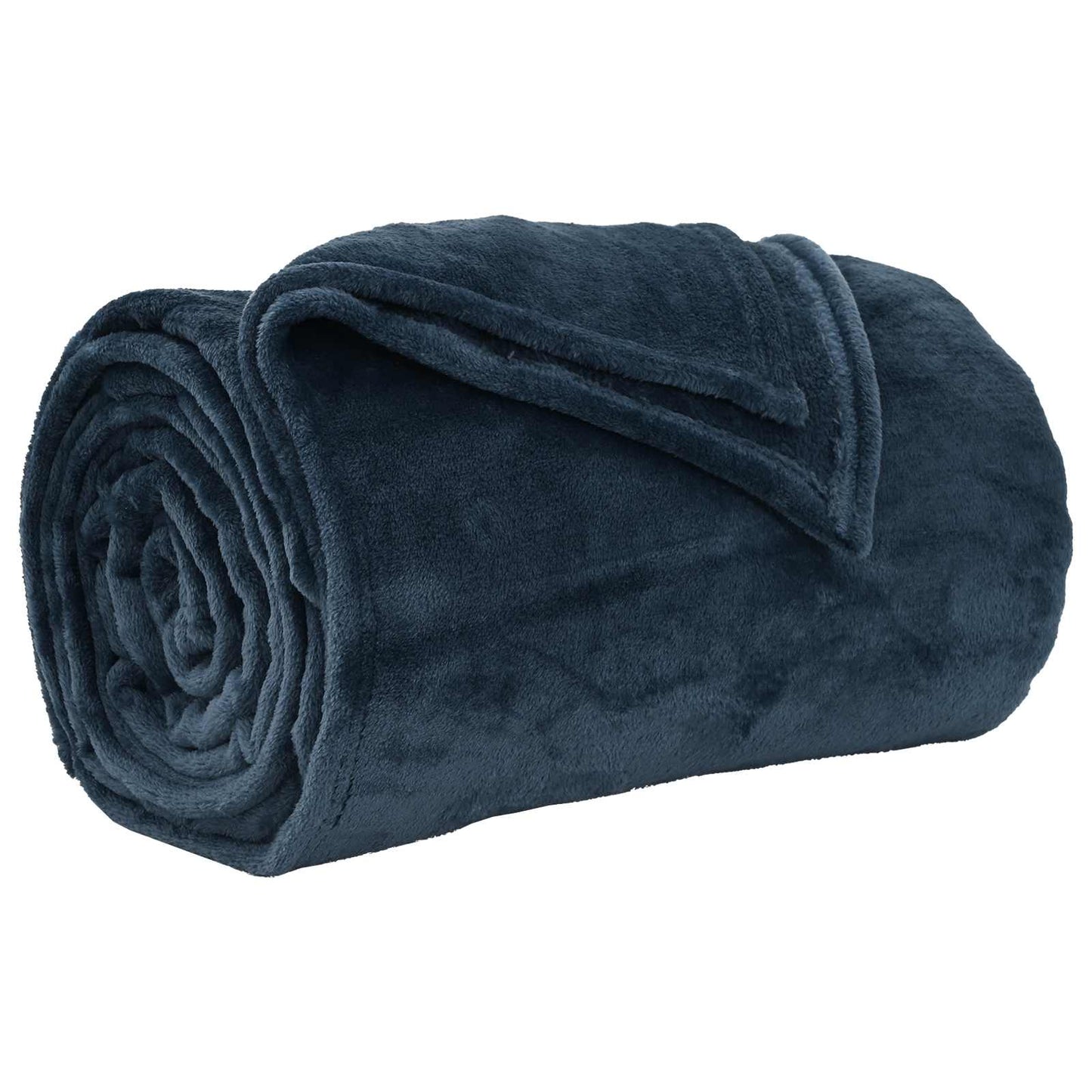 Wohndecken 6 pcs Marineblau 150 x 200 cm Fleece
