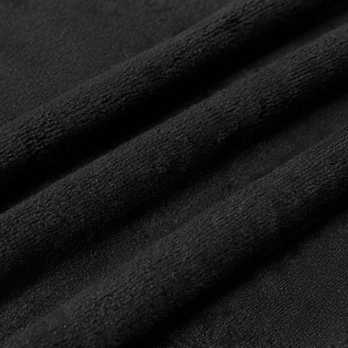 Wohndecken 6 pcs Schwarz 240 x 270 cm Fleece