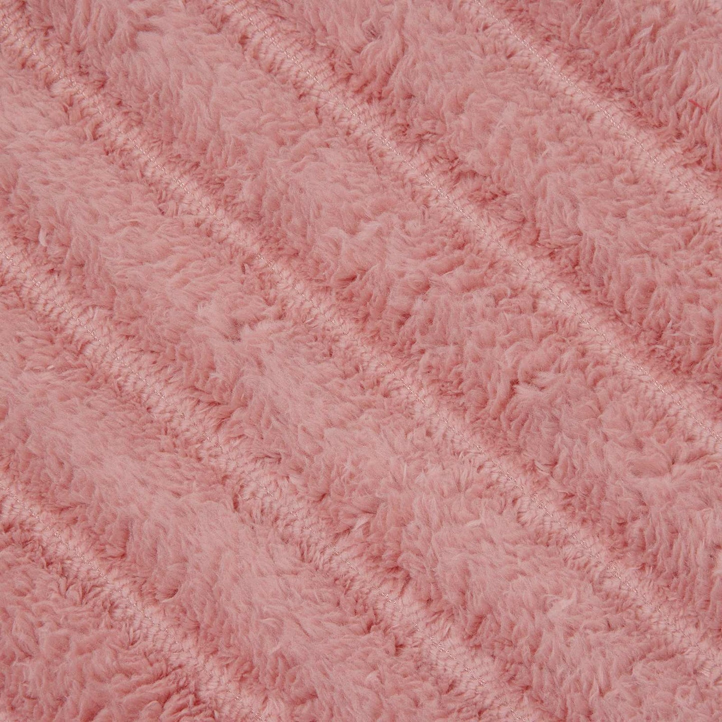 Überwurfdecke Rosa 150 x 130 cm Fleece
