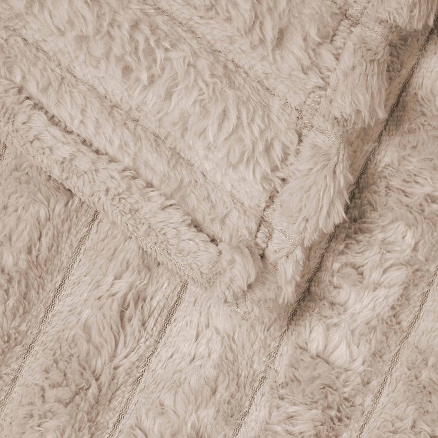 Throws 6 pcs Beige 200 x 150 cm Fleece