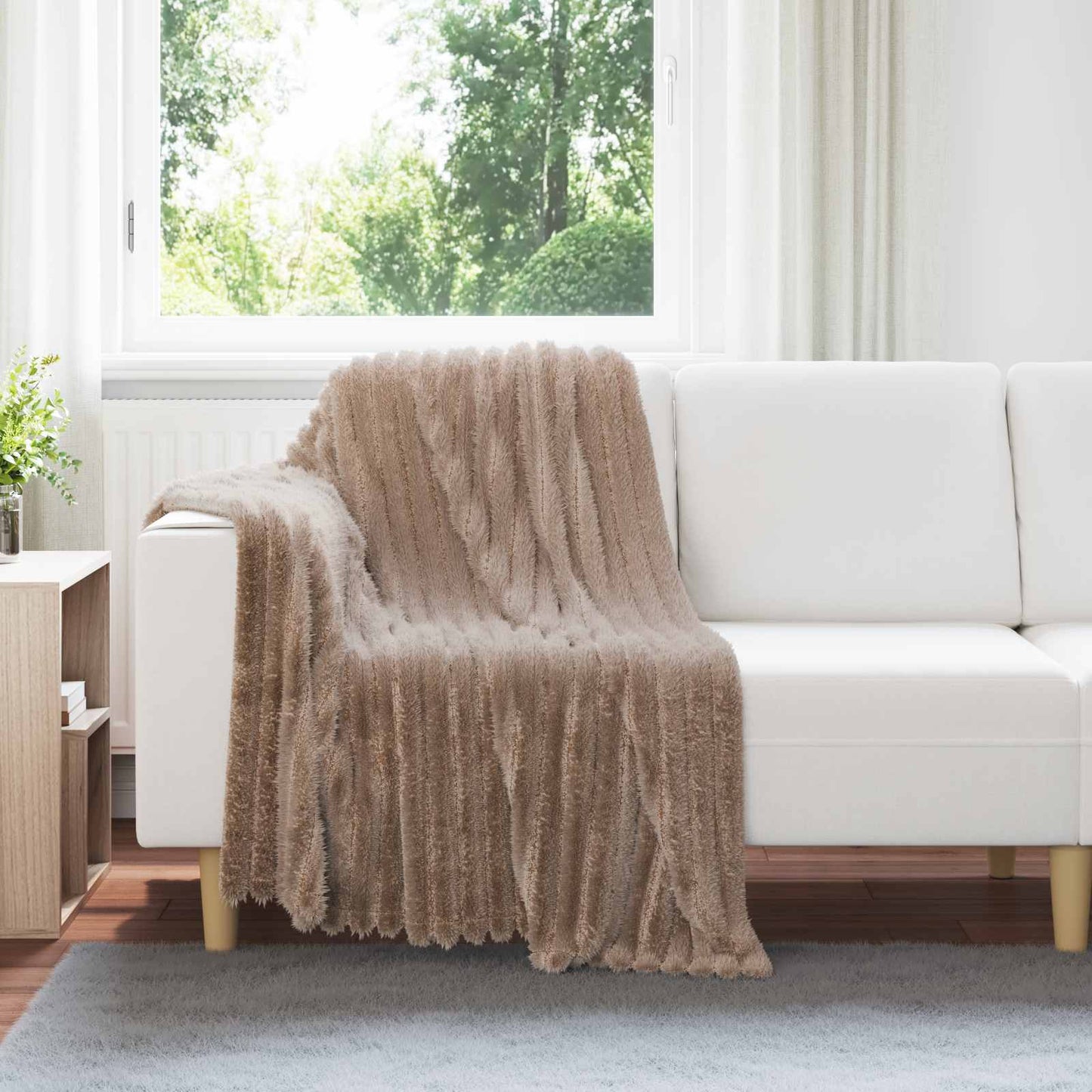 Wohndecken 6 pcs Kamel 150 x 130 cm Fleece