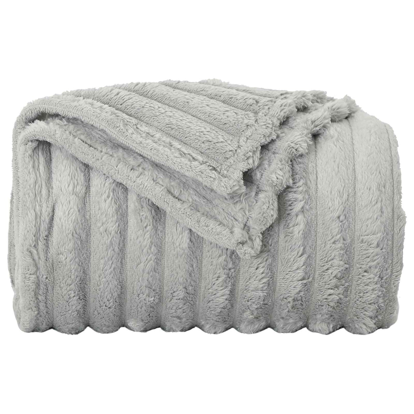 Wohndecken 6 pcs Grau 200 x 150 cm Fleece