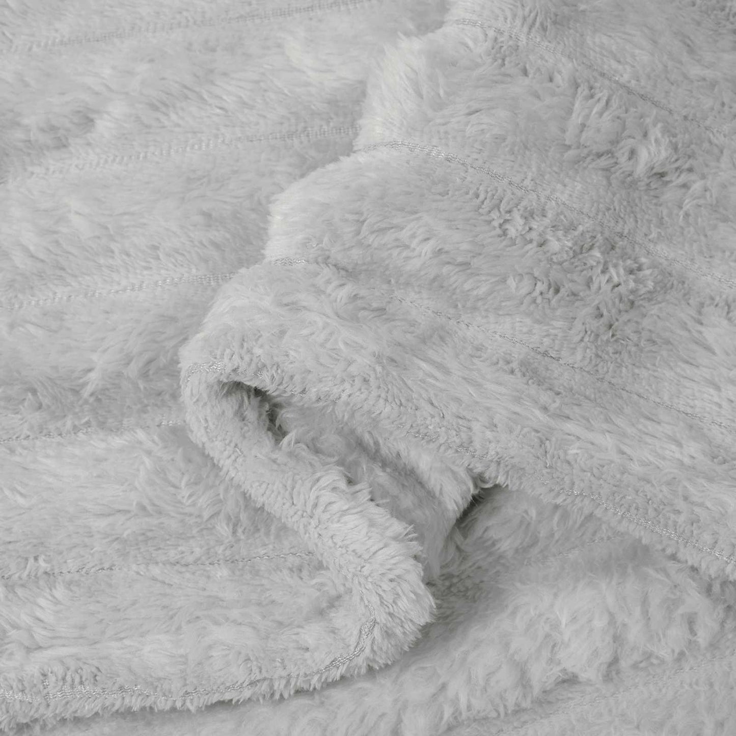 Wohndecken 6 pcs Grau 270 x 240 cm Fleece