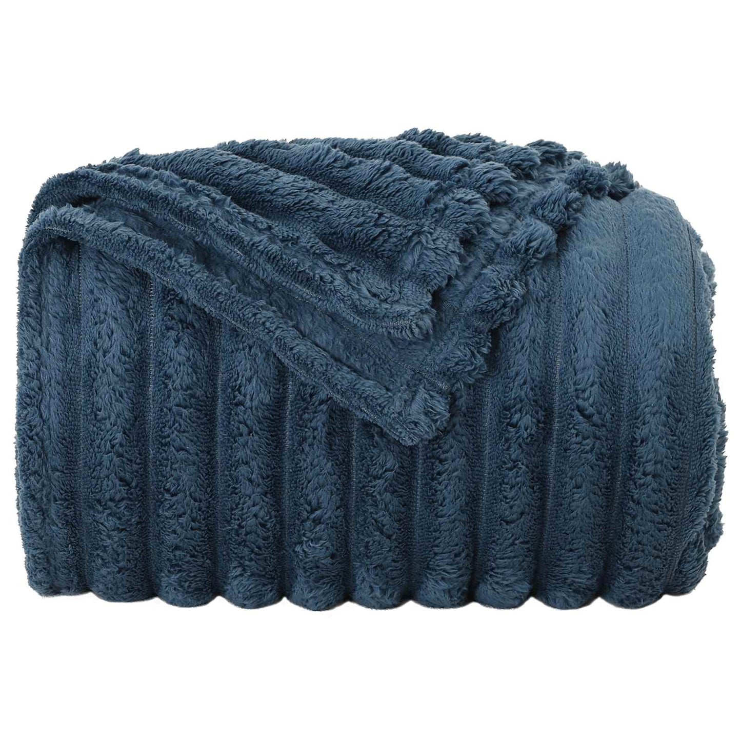 Wohndecken 6 pcs Marineblau 150 x 130 cm Fleece