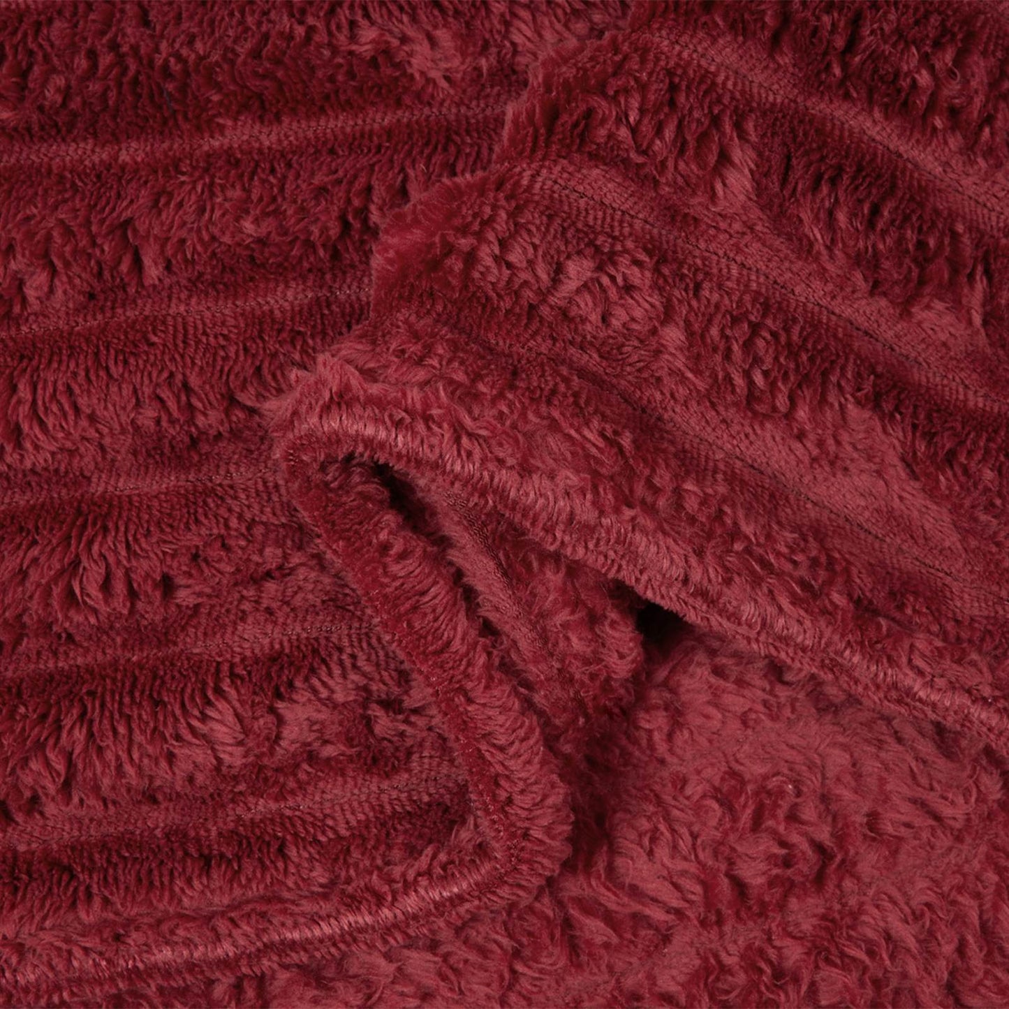 Blankets 6 pcs Burgundy 270 x 240 cm Fleece