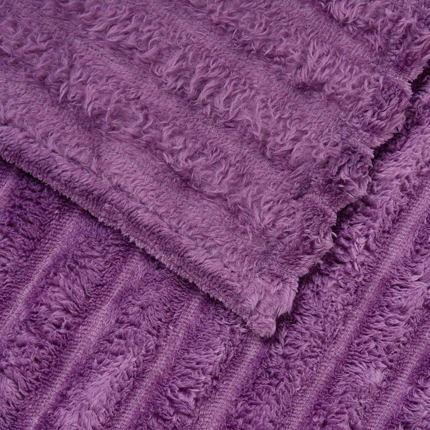 Wohndecken 6 pcs Lila 150 x 130 cm Fleece