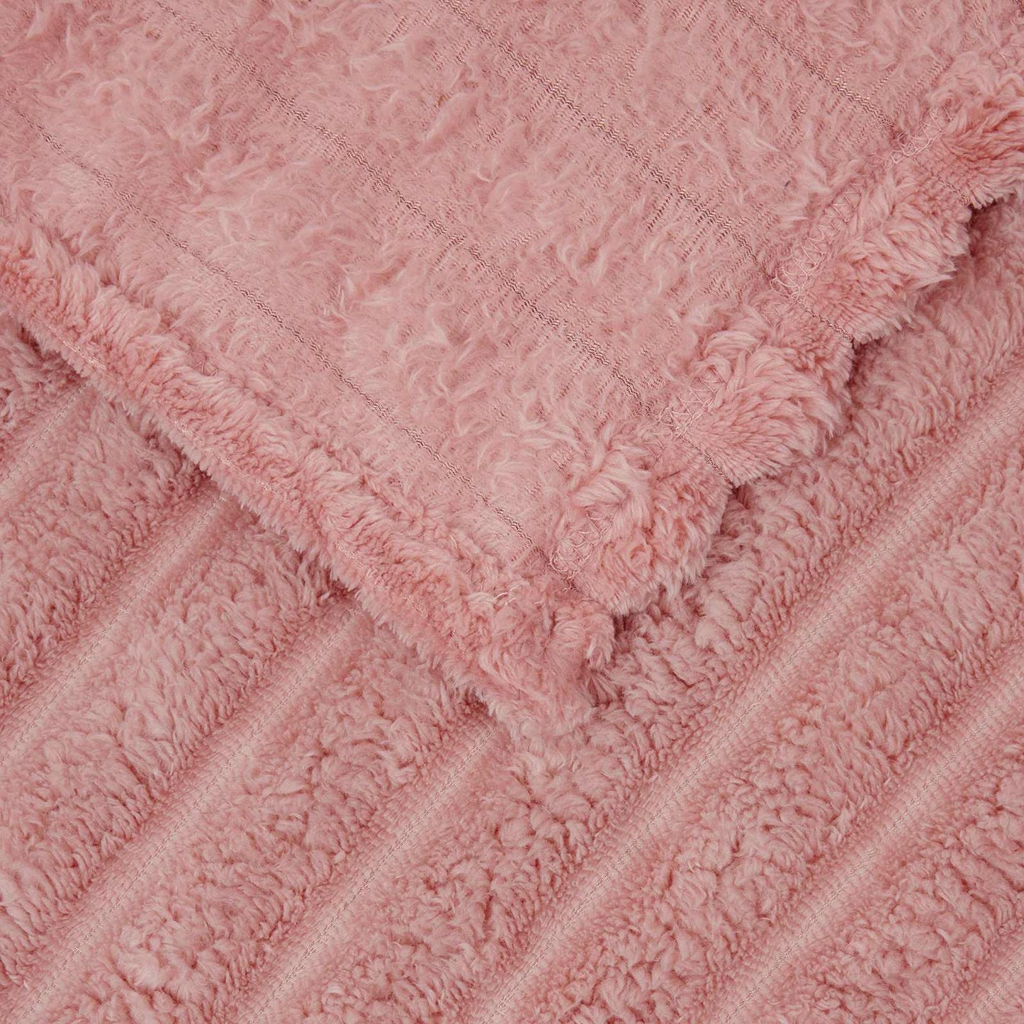 Plaids 6 pcs Rose 150 x 130 cm Polaire