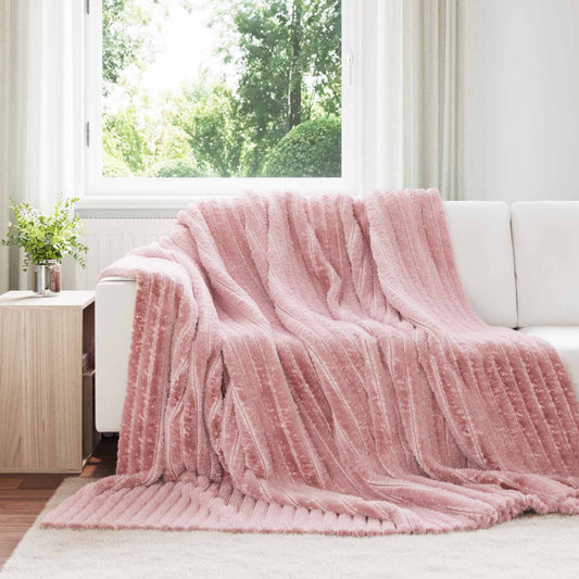 Wohndecken 6 pcs Rosa 240 x 220 cm Fleece