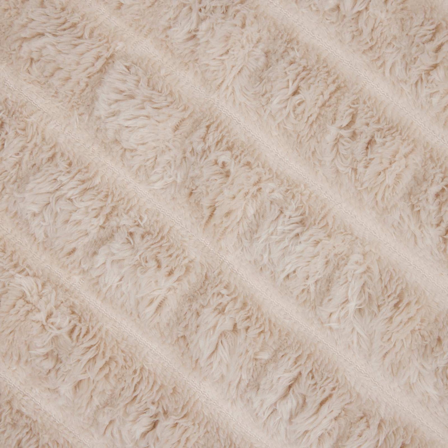 Überwurfdecke Beige 200 x 150 cm Fleece