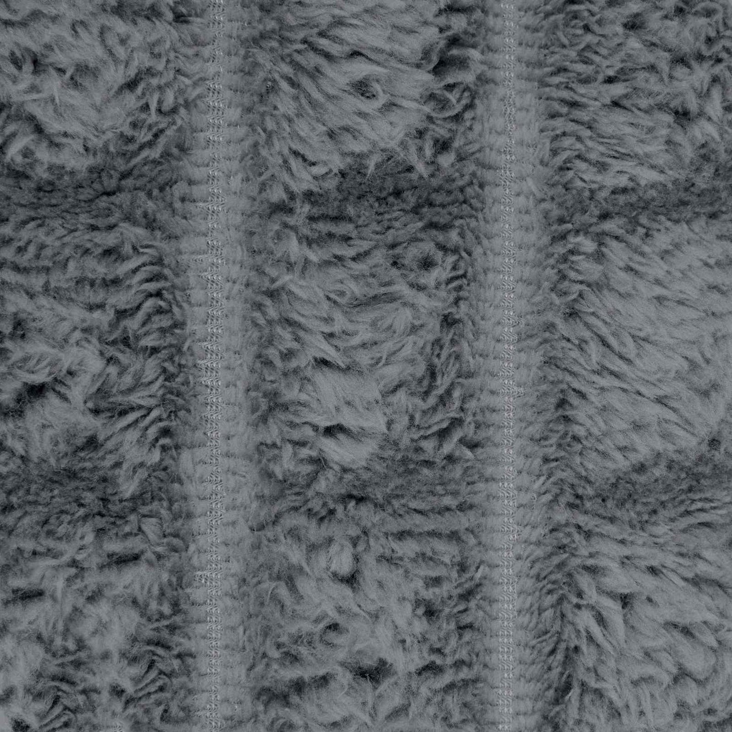 Throw blanket dark gray 150 x 130 cm fleece