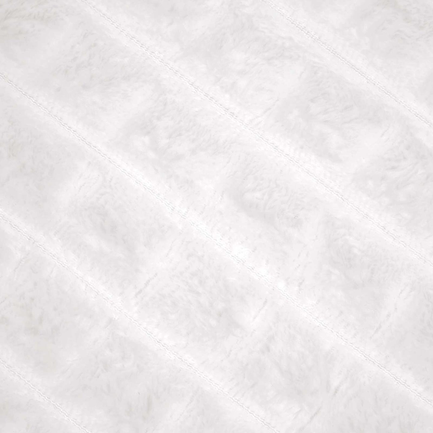 White Throw Blanket 200 x 150 cm Fleece