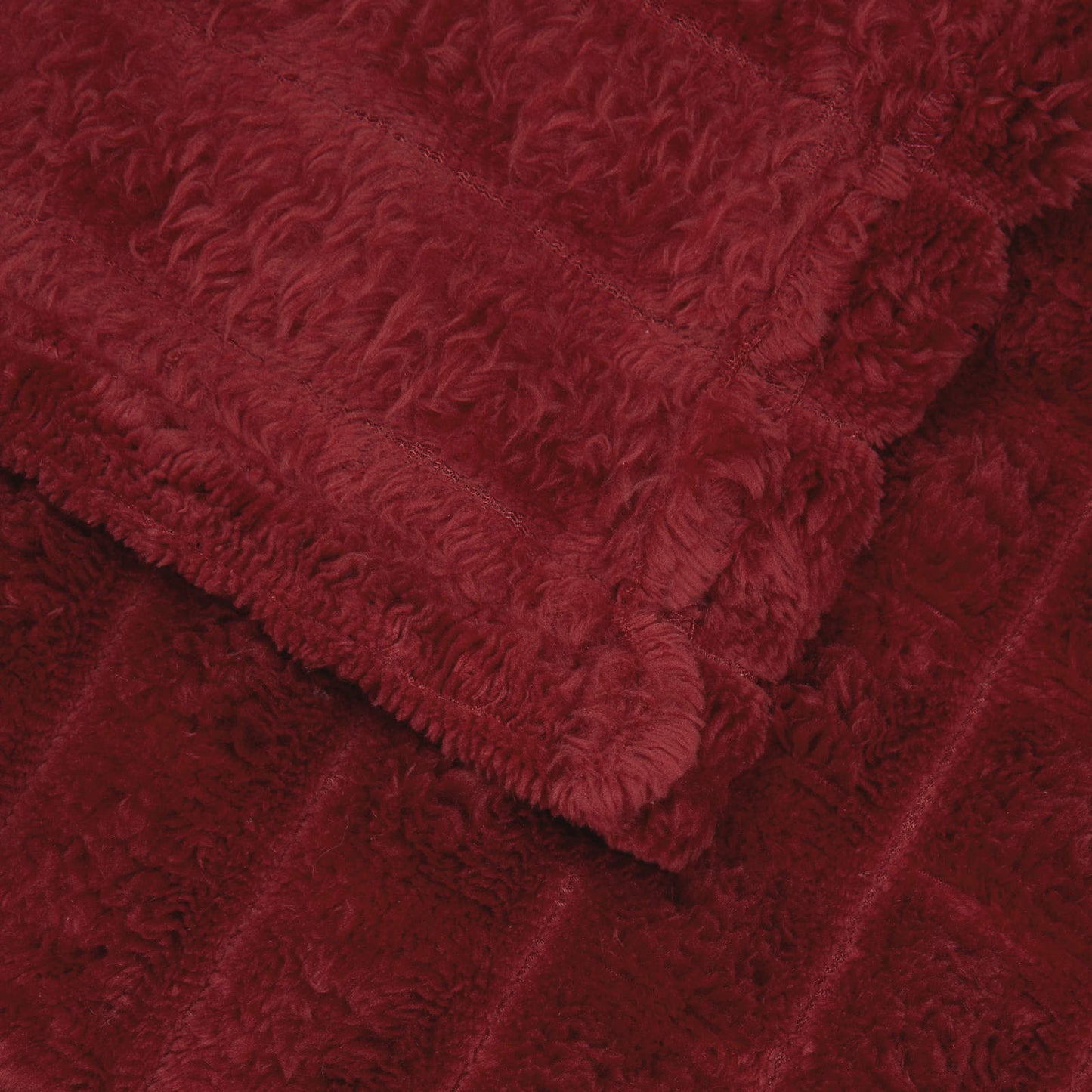 Throw blanket Bordeaux 150 x 130 cm Fleece