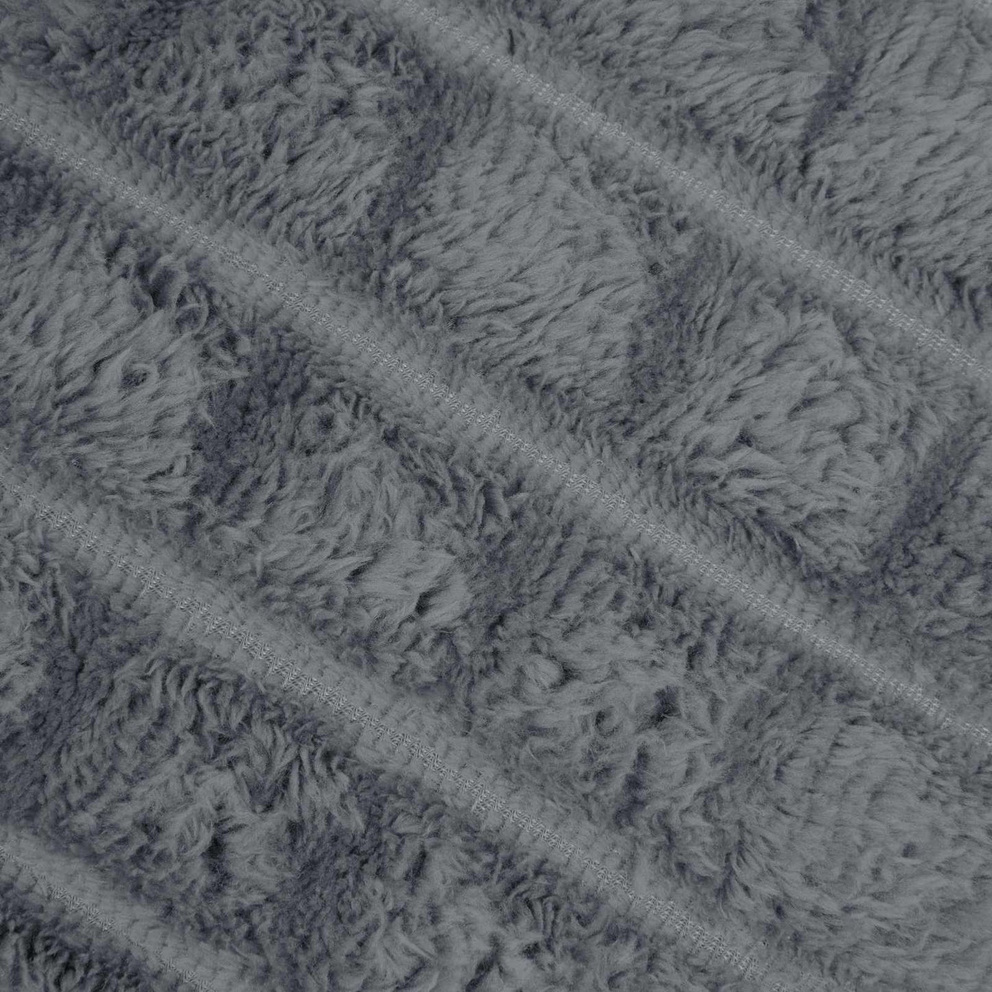 Plaids 6 pcs Gris foncé 200 x 150 cm Polaire